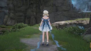 Hidden cavern near Abandoned Fanatic Wisher Camp location for Azure Secret challenge in Infinity Nikki