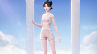 infinity nikki in the swift leap shorts in wardrobe menu