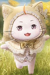 Momo's Bright Gold outfit in Infinity Nikki.