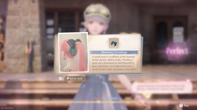 The Morning Greetings outfit piece in Infinity Nikki.