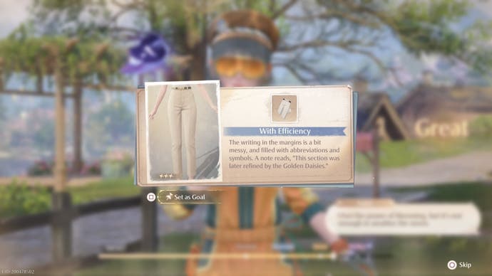 The With Efficiency outfit piece in Infinity Nikki.