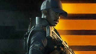 Call of Duty: Black Ops 6 artwork showing an armed man in a baseball cap.