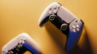 Two DualShock 4 controllers.